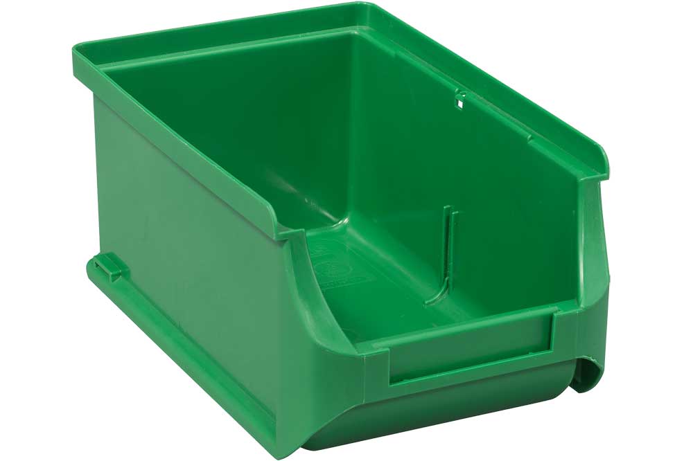 allit Stapelbox - Lagerbox Profi Plus Box 2, 102 x 160 x 75 mm, grün