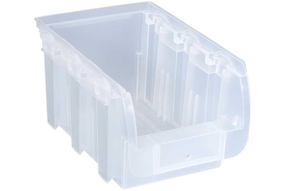 allit Stapelbox - Lagerbox ProfiPlus Compact 3, 155 x 235 x 125 mm, transparent