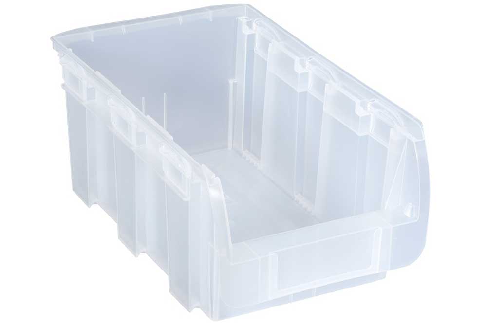 allit Stapelbox - Lagerbox ProfiPlus Compact 4, 210 x 350 x 150 mm, transparent