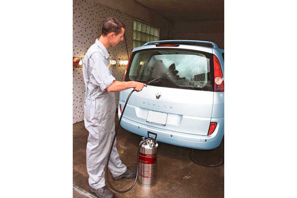 BIRCHMEIER 11380001 Edelstahl-Drucksprühgerät Spray-Matic 10 SP für Säuren, 10 Liter – Bild 4