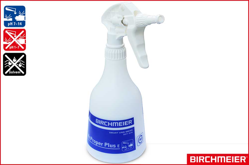 BIRCHMEIER 11984901 Handschaumgerät McProper Plus E Foam für Laugen, blau, 360°, 500 ml