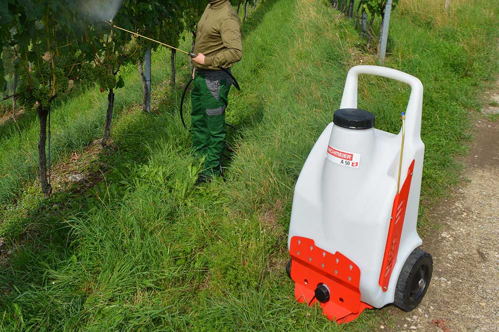 BIRCHMEIER 12114201 Zweirad Akku-Drucksprühgerät A 50 AC2 für Garden, 50 Liter – Bild 3