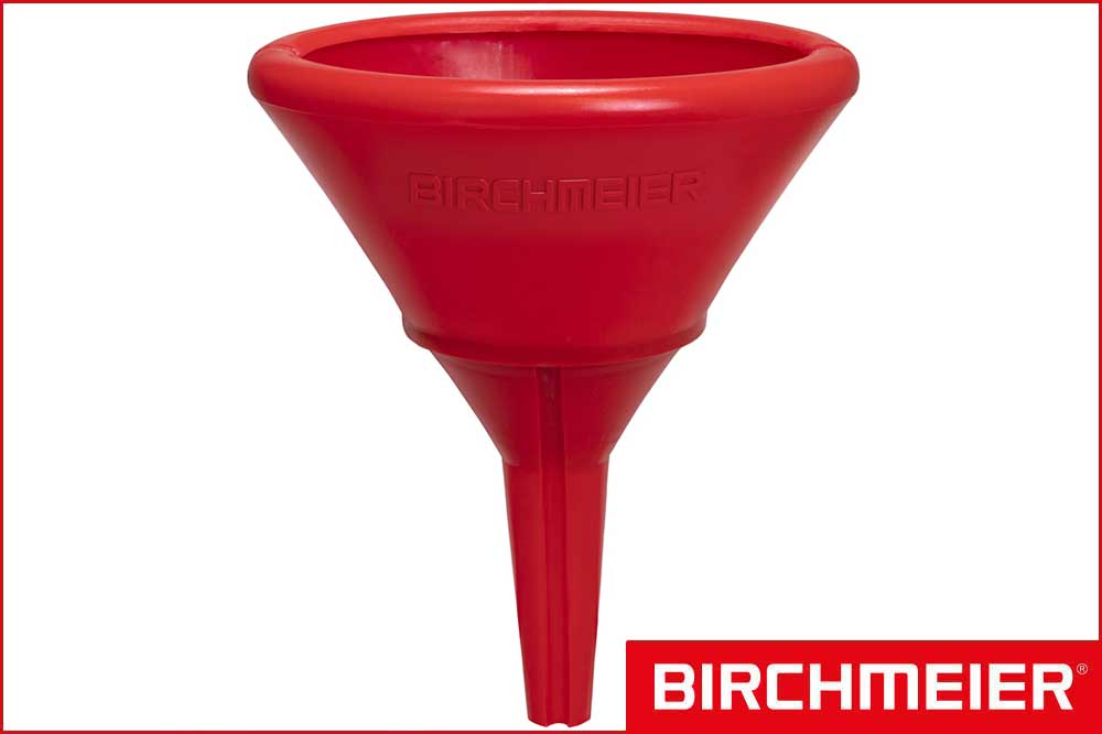 BIRCHMEIER 72600399 Trichter K14, 14 x 9.5 x 16.5 cm, oval, rot