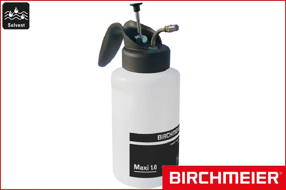 BIRCHMEIER 11811101 Handsprühgerät Maxi für Solvent, schwarz, 1 Liter