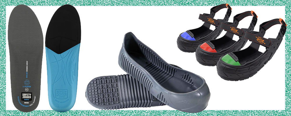 Einlegesohlen + Überziehschuhe