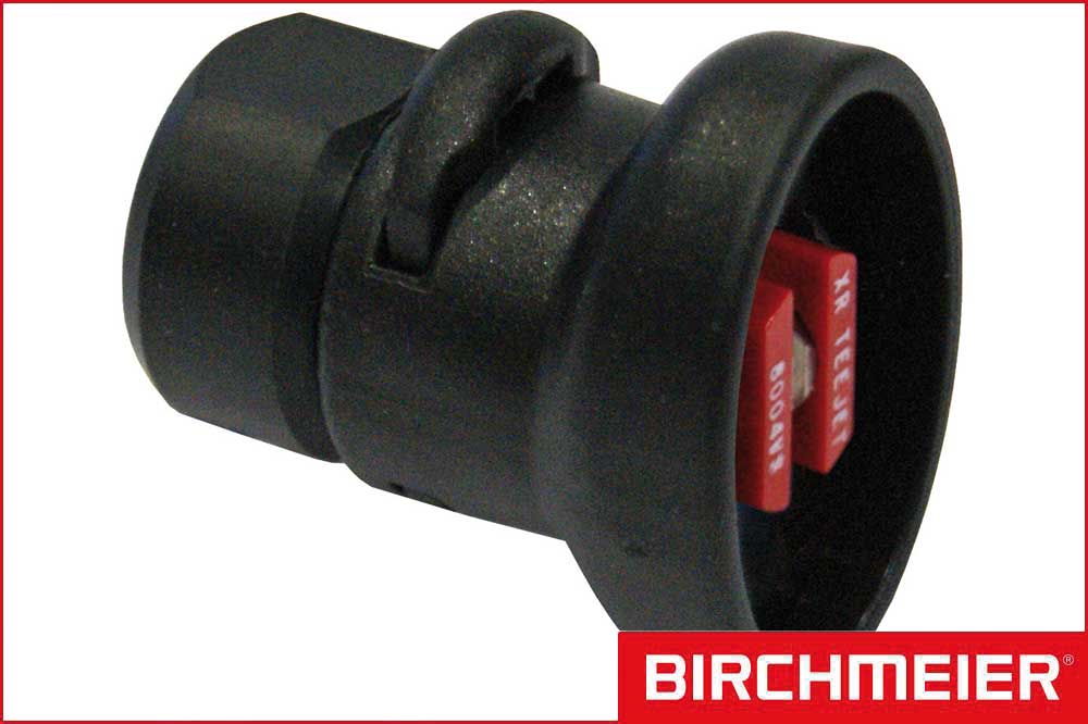 BIRCHMEIER 11612805-SB Flachstrahldüse 1/4 Zoll IG, XR 8004 VS, Viton rot