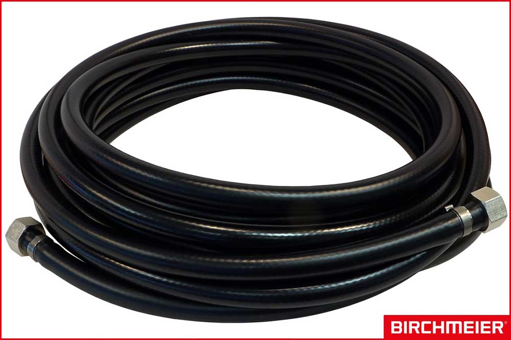 BIRCHMEIER 12007701 Schlauchleitung 10 m, 1/2 Zoll - 1/2 Zoll, schwarz