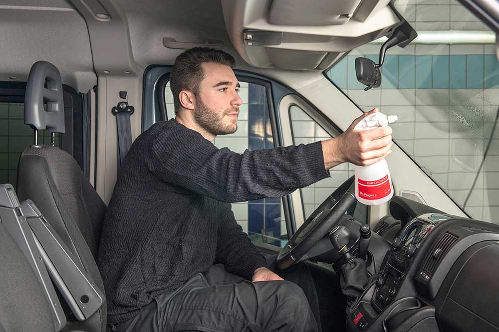 BIRCHMEIER 11815001 Handsprühgerät McProper P für Säuren und Desinfektionsmittel, rot, 500 ml – Bild 2