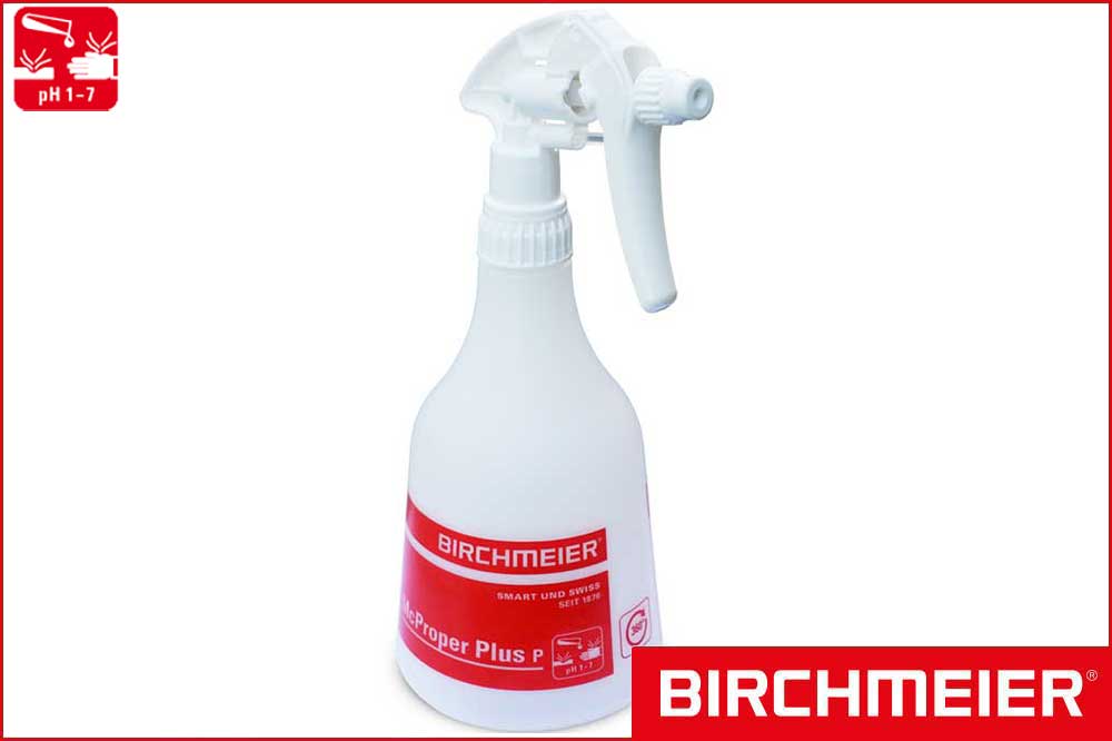 BIRCHMEIER 11984001 Handsprühgerät McProper Plus P für Säuren, rot, 500 ml