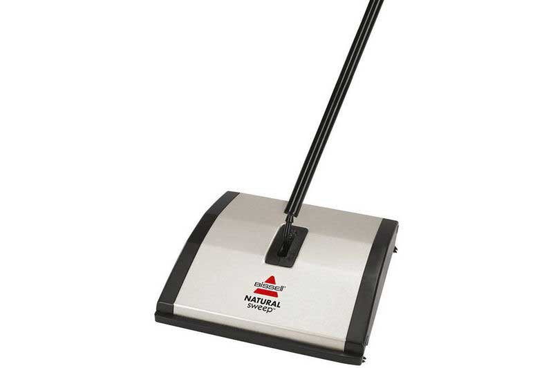 BISSELL Kehrmaschine Natural Sweep 25 cm, silber-schwarz