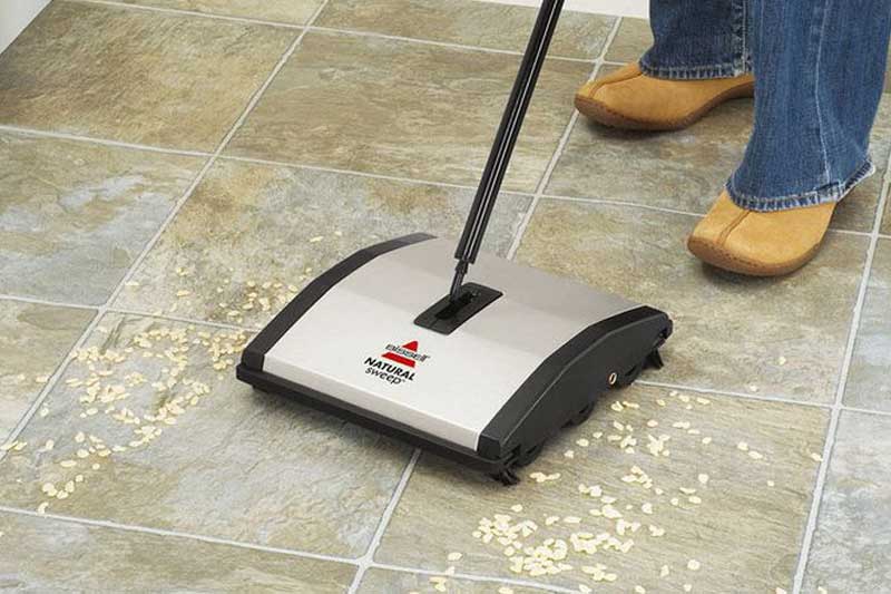 BISSELL Kehrmaschine Natural Sweep 25 cm, silber-schwarz – Bild 5