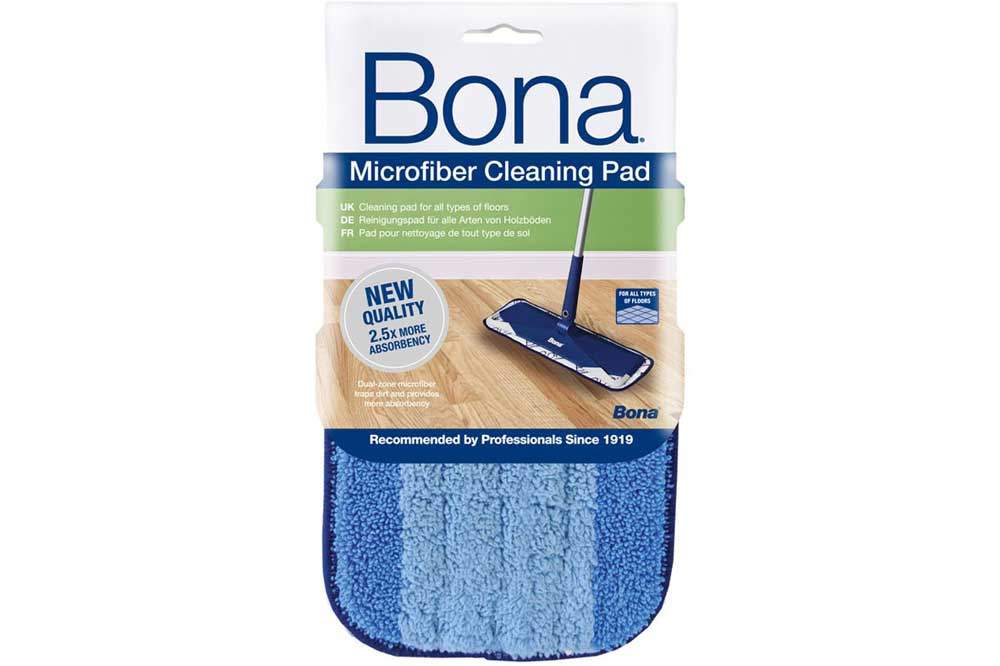 Bona Mikrofaser-Reinigungspad, blau-hellblau