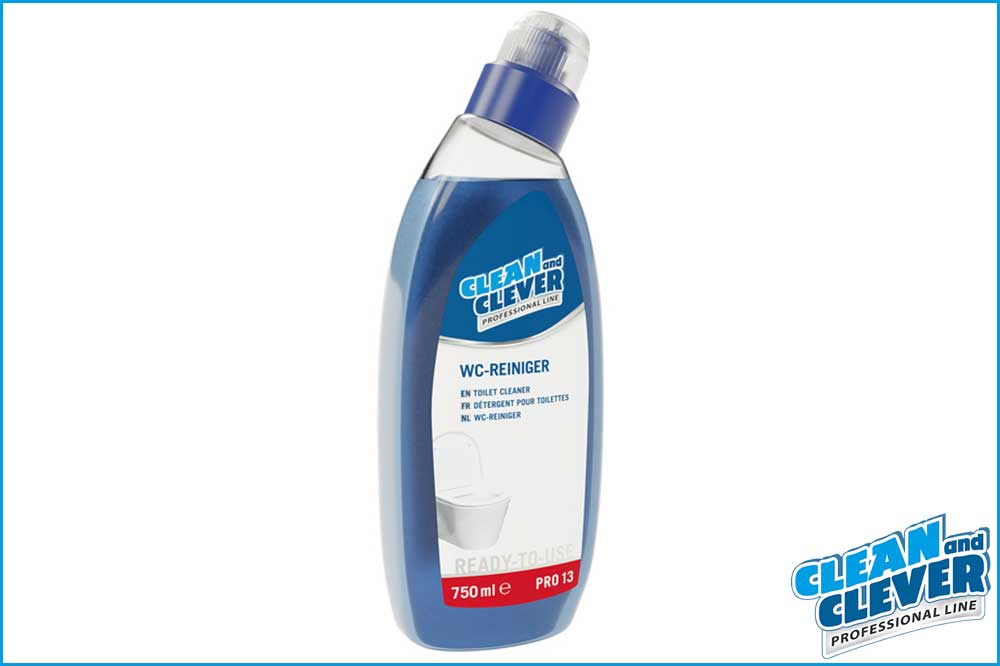 CLEAN and CLEVER PROFESSIONAL PRO 13 WC-Reiniger, 750 ml Flasche