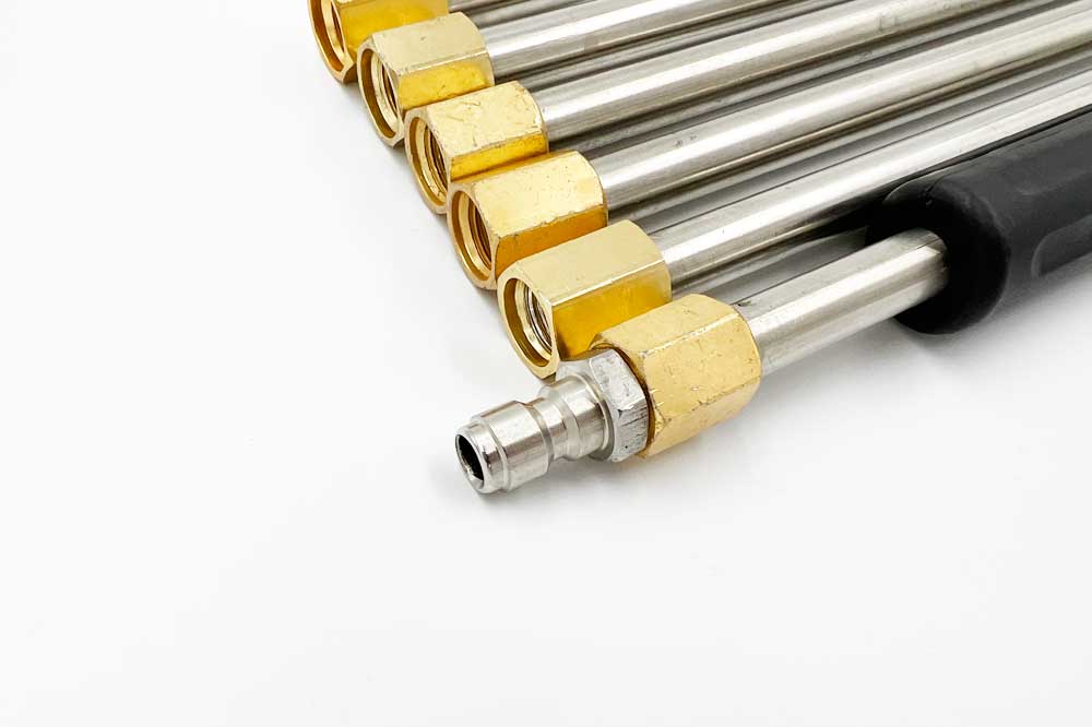 Cleaning Tools 94 6-teiliges Hochdrucklanzen-Set, Quick-Connect 1/4 Zoll Anschluss, 228 cm – Bild 3