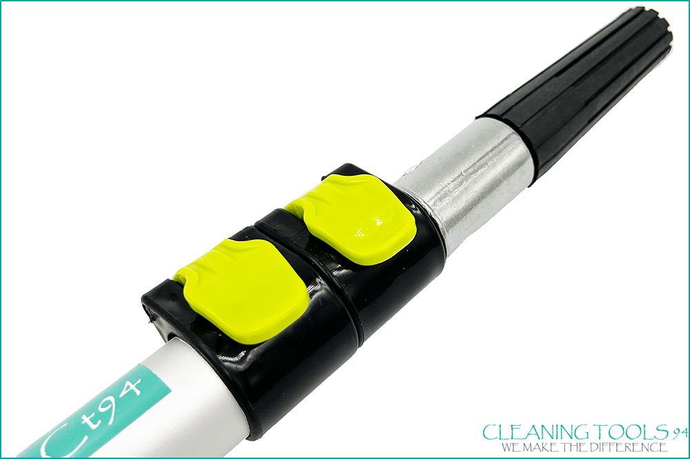 Cleaning Tools 94 Aluminium-Teleskopstange mit Universaladapter sowie US-Gewinde, 3-teilig, 65 - 120 cm – Bild 4