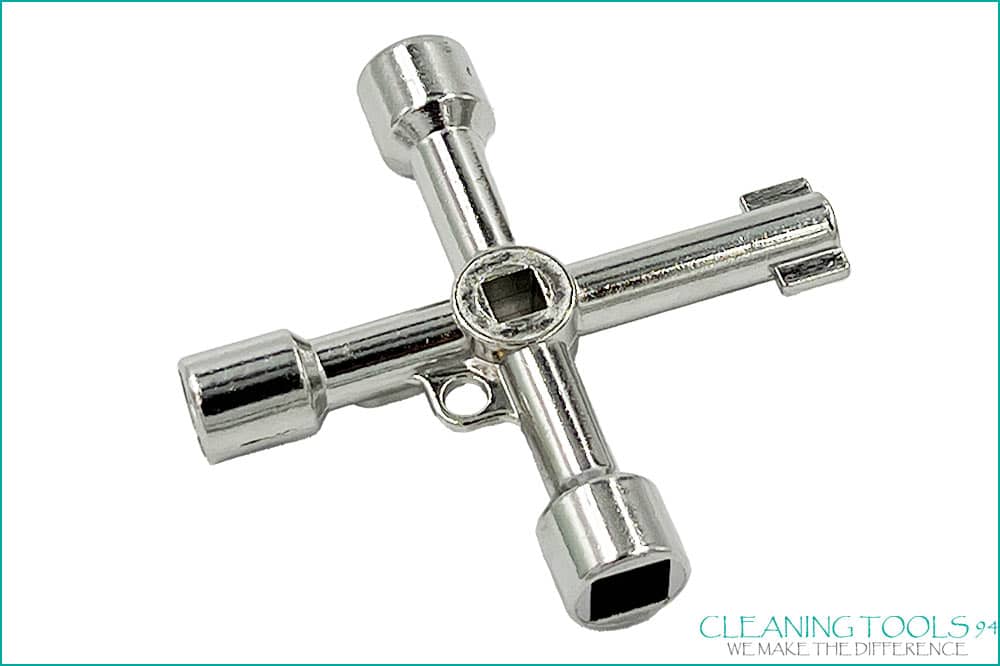Cleaning Tools 94 Bauschlüssel silber, 4 Funktionen