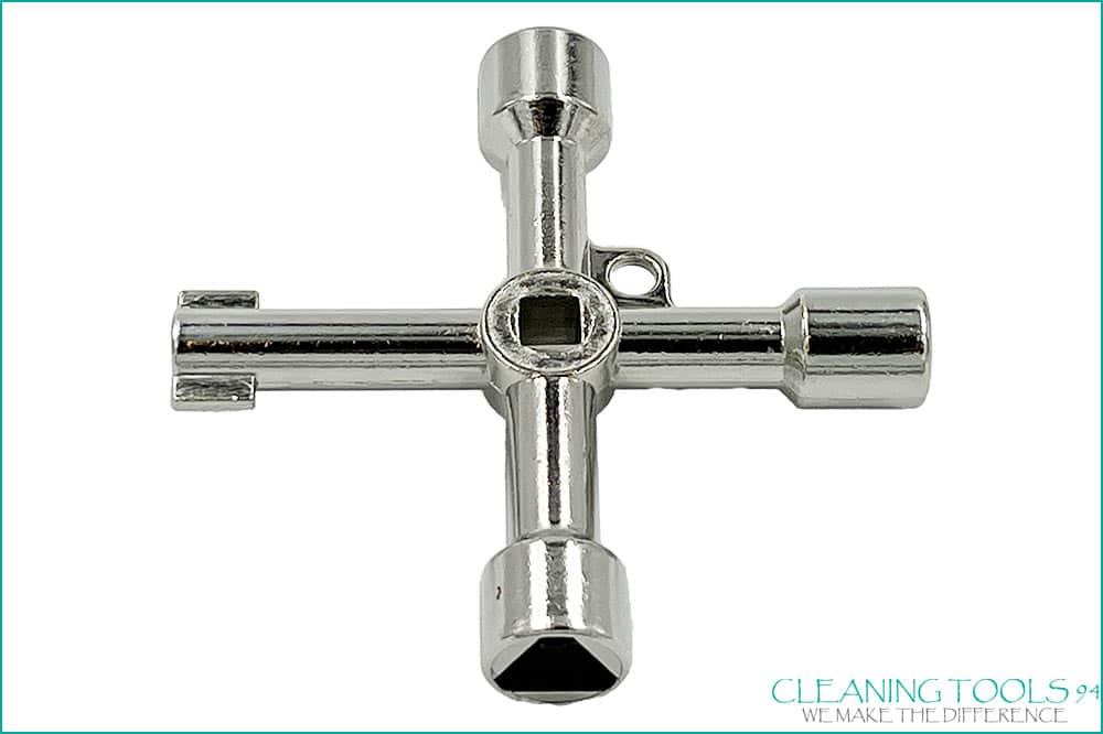 Cleaning Tools 94 Bauschlüssel silber, 4 Funktionen – Bild 2