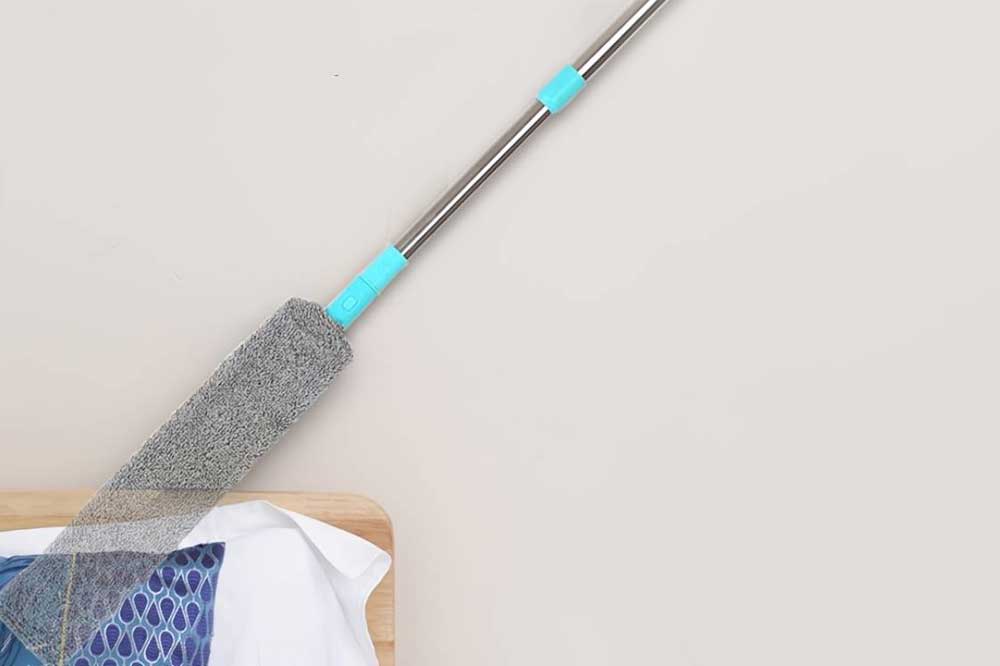 Cleaning Tools 94 Biegsamer Staubwedel mit Teleskopstange und 3 Überzügen – Bild 9