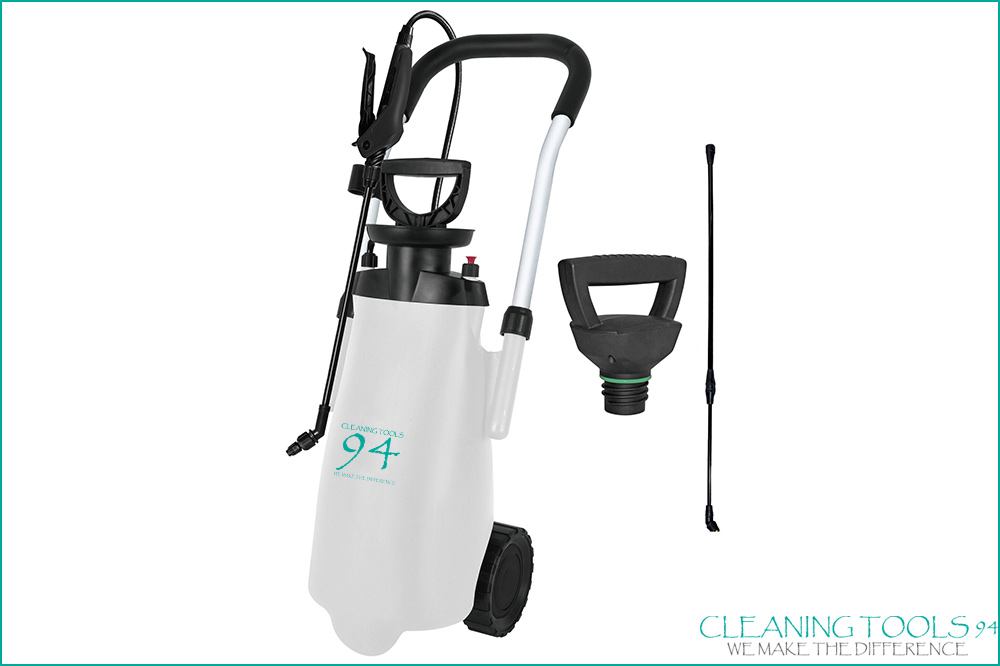 Cleaning Tools 94 EPT1200 Akku- und Pumpen-Drucksprühgerät auf Rädern, 12 Liter