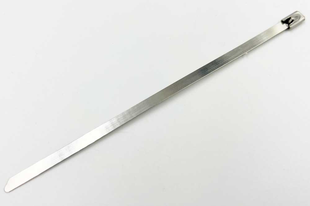 Cleaning Tools 94 Edelstahlkabelbinder, 150 x 4.6 mm, silber, 20er-Pack