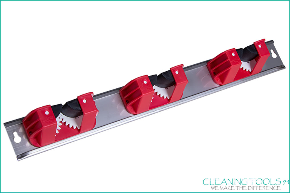 Cleaning Tools 94 Gerätehalterleiste mit 3 Gerätehaltern All Fix, rot