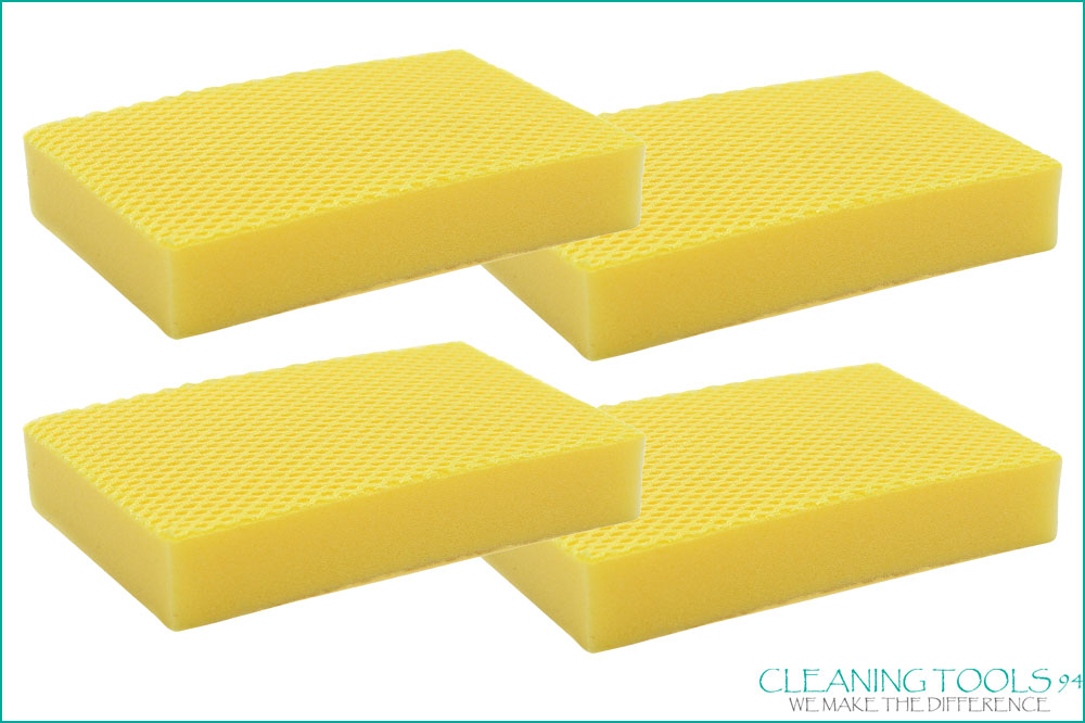 Cleaning Tools 94 HACCP-Schwamm-Set, gelb, 4 Stück