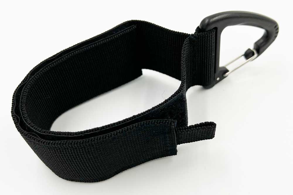 Cleaning Tools 94 Klettband-Gurt mit Kabelhalter, 38 x 400 mm, schwarz