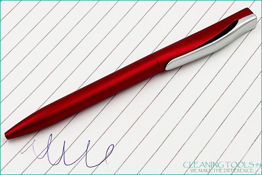 Cleaning Tools 94 Kugelschreiber 145 x 10 mm, rot-silber, 10 Stück