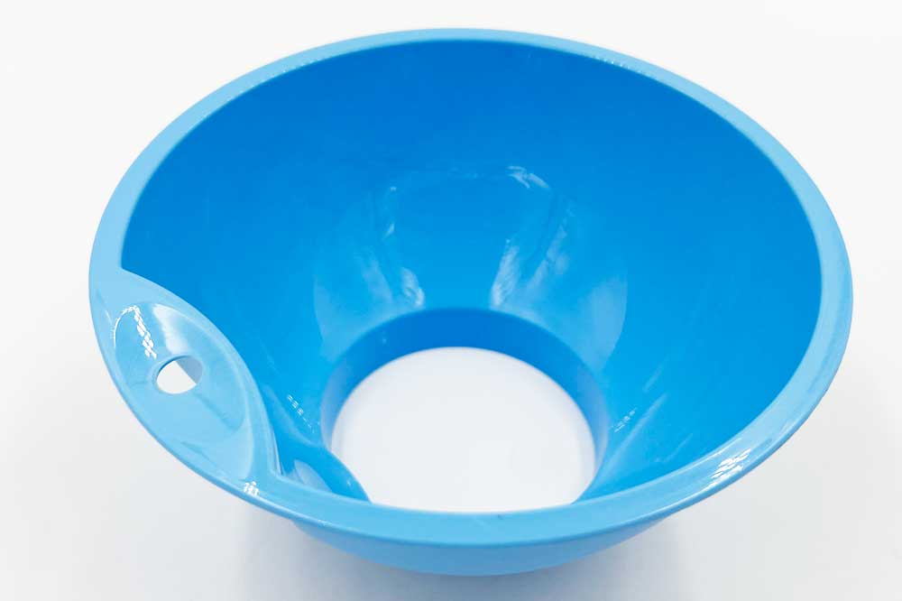 Cleaning Tools 94 Kunststoff-Trichter mit grossem Ablass, 14.5 cm, blau