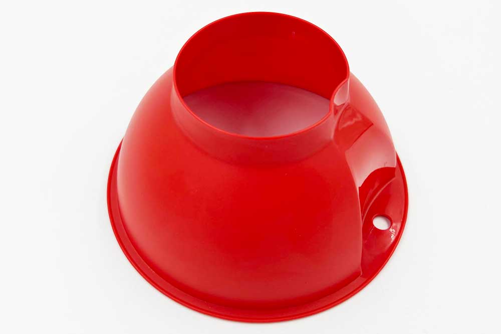 Cleaning Tools 94 Kunststoff-Trichter mit grossem Ablass, 14.5 cm, rot – Bild 2