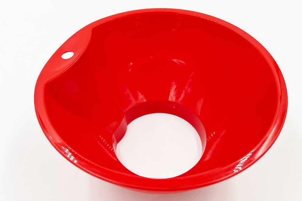 Cleaning Tools 94 Kunststoff-Trichter mit grossem Ablass, 14.5 cm, rot