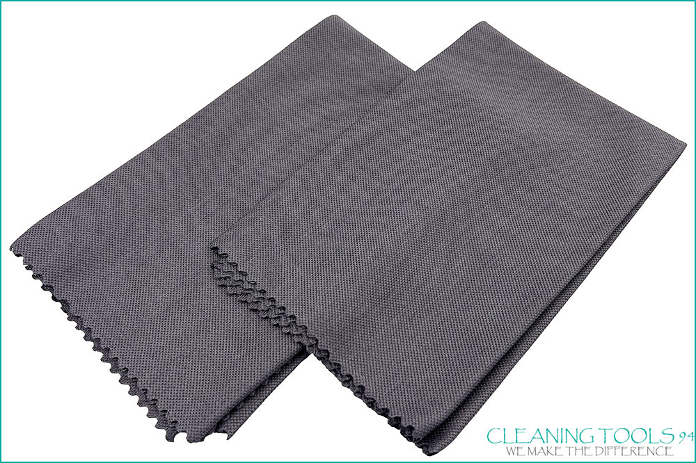Cleaning Tools 94 Mikrofaser-Fenster- und Spiegeltuch, 50 x 40 cm, 2er-Set