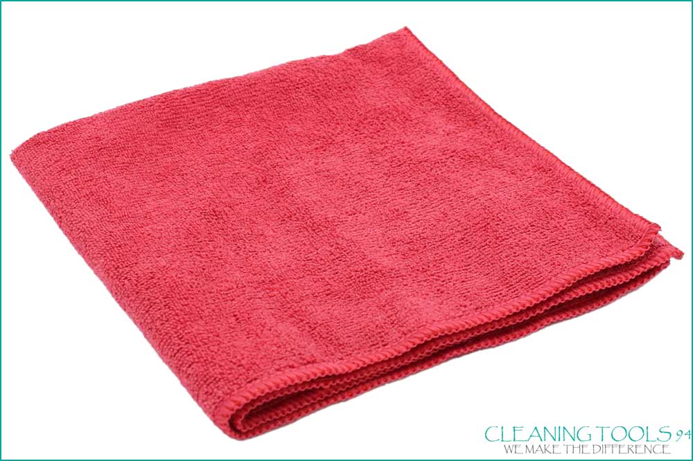 Cleaning Tools 94 Mikrofasertuch 40 x 40 cm, rot - 5 Stück in Karton – Bild 3