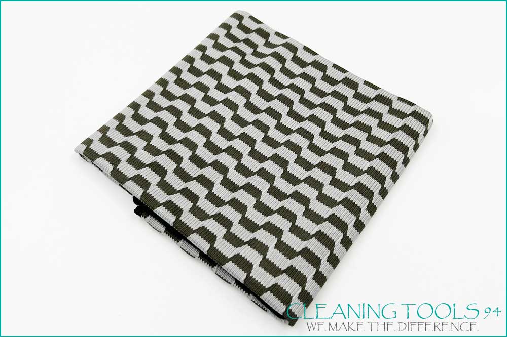 Cleaning Tools 94 Mikrofasertuch - Premium Geschirr- und Glastuch, 50 x 70 cm, schwarz-grau – Bild 2