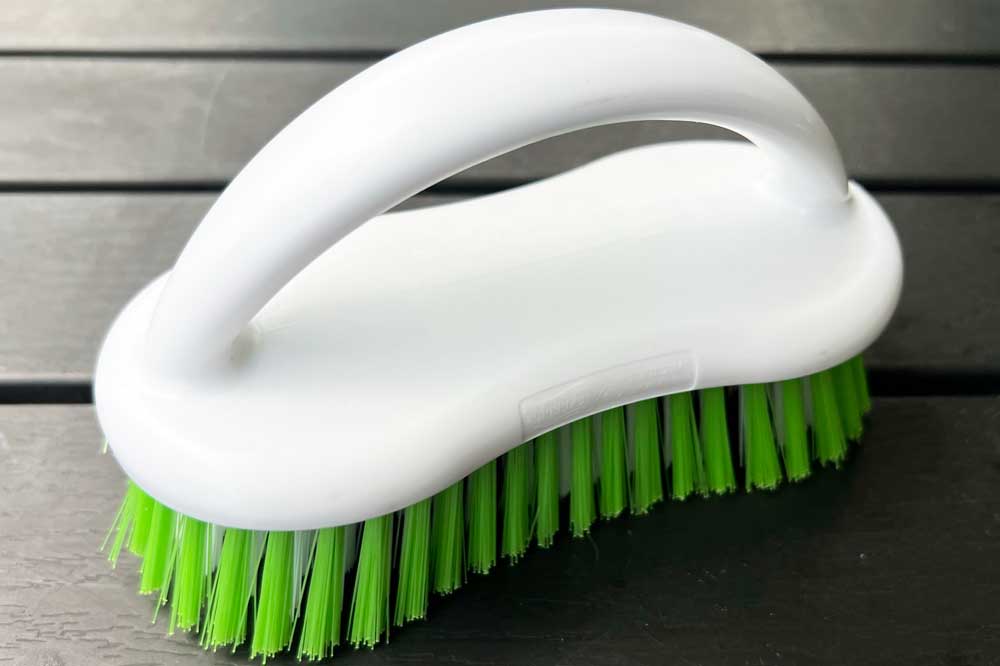 Cleaning Tools 94 Reinigungsbürste mit Handgriff 16 x 7 cm, grün-weiss – Bild 3