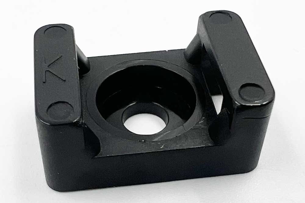 Cleaning Tools 94 Schraubsockel für 9 mm Kabelbinder, schwarz, 10 Stück – Bild 2