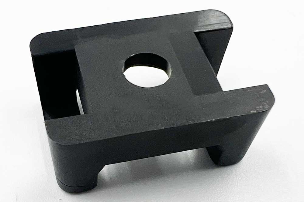 Cleaning Tools 94 Schraubsockel für 9 mm Kabelbinder, schwarz, 10 Stück – Bild 3