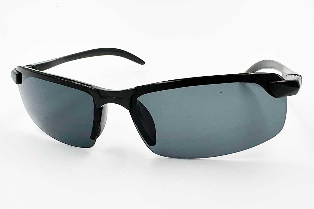 Cleaning Tools 94 Unisex-Sonnenbrille ultraleicht mit getönten schwarzen Gläsern, UV400