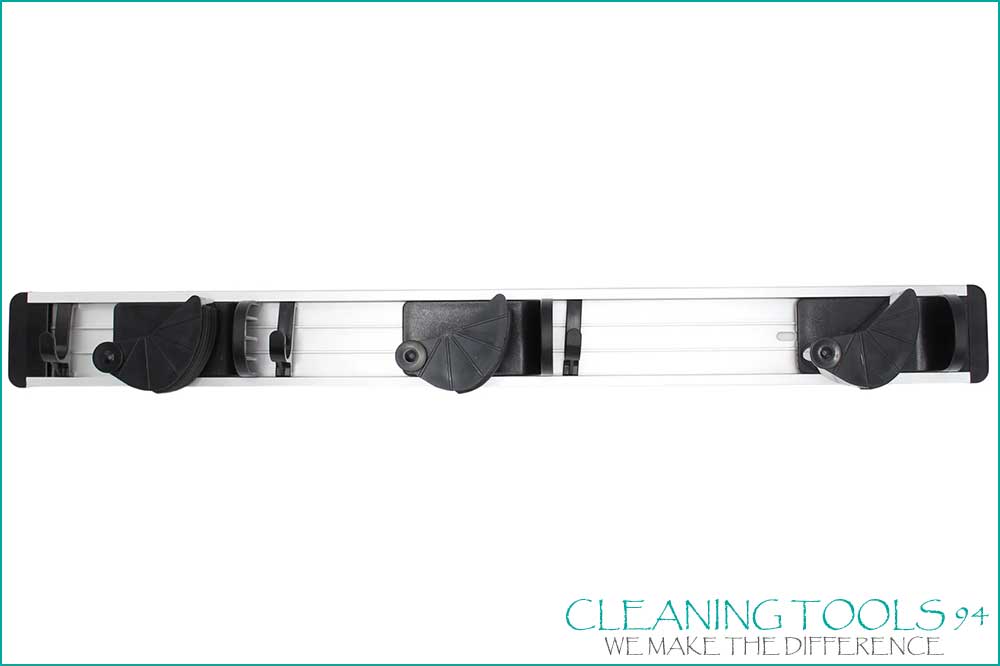 Cleaning Tools 94 Stielhalterleiste mit 3 Stielklemmen sowie 3 Haken, 50 cm – Bild 3