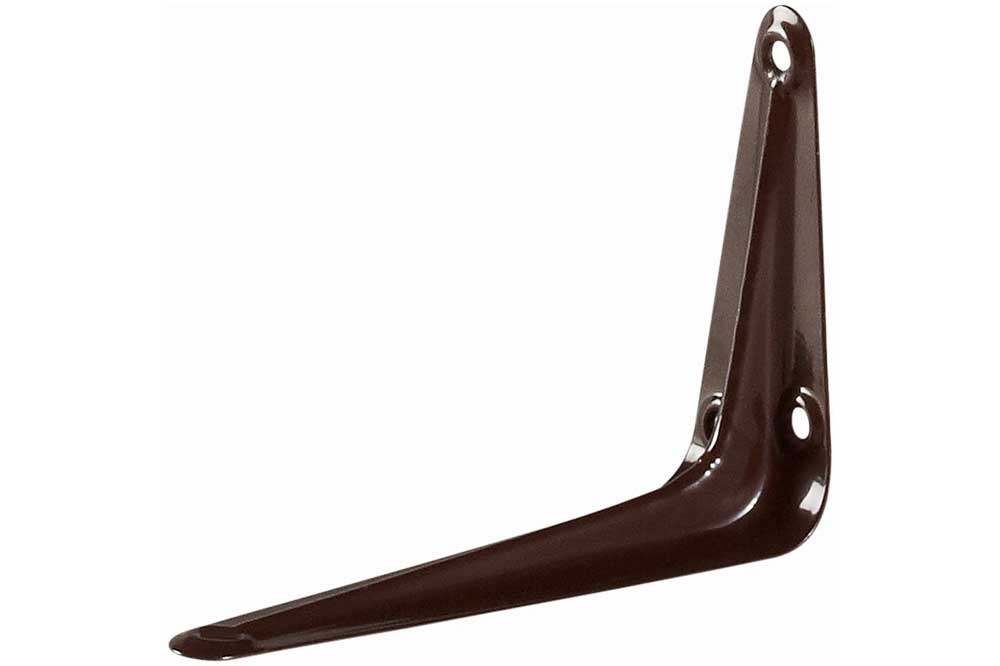 Cleaning Tools 94 Tablarträger / Metallwinkel, 100 x 75 mm, braun