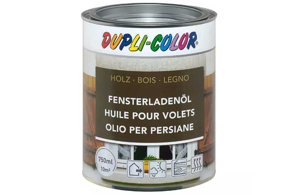 DUPLI-COLOR Fensterladenöl, 750 ml, klar