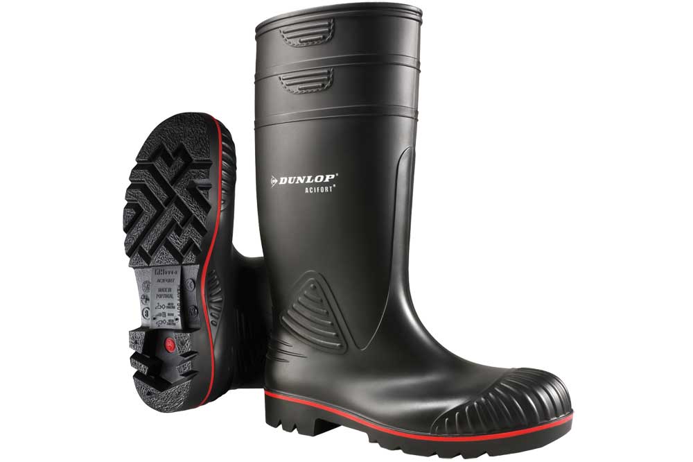 DUNLOP Bau-Sicherheitsstiefel Acifort, schwarz, S5 SRA, Grösse 43