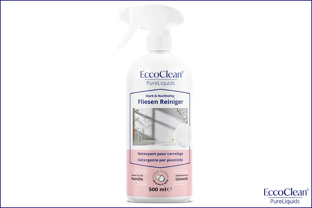 EccoClean PureLiquids Fliesen Reiniger 500 ml, in Sprühflasche