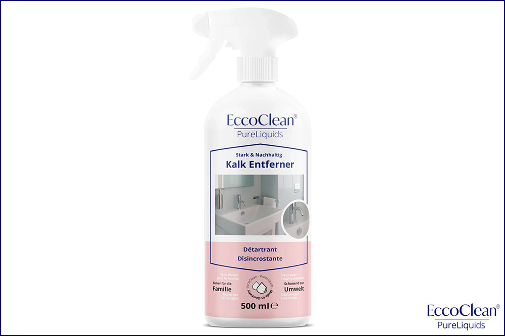 EccoClean PureLiquids Kalk Entferner 500 ml, in Sprühflasche