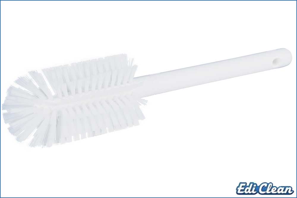 Edi Clean 15050.00 Hygiene Rohrbürste mit Stiel, 40 cm, weiss