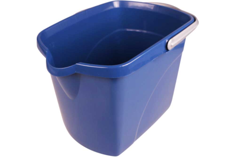 Edi Clean 92017 Eimer mit Pressvorrichtung, Recycling, blau, 12 Liter – Bild 2