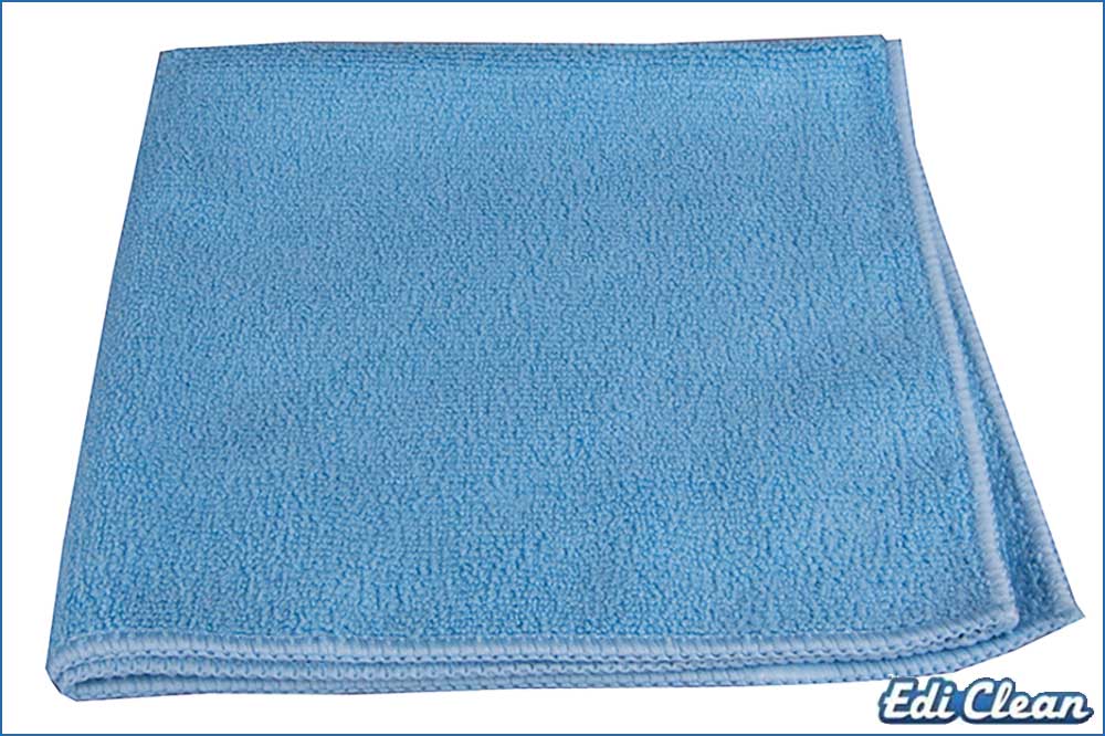 Edi Clean 94060.1-05 Mikrofasertuch 40 x 40 cm, blau - 5 Stück – Bild 2
