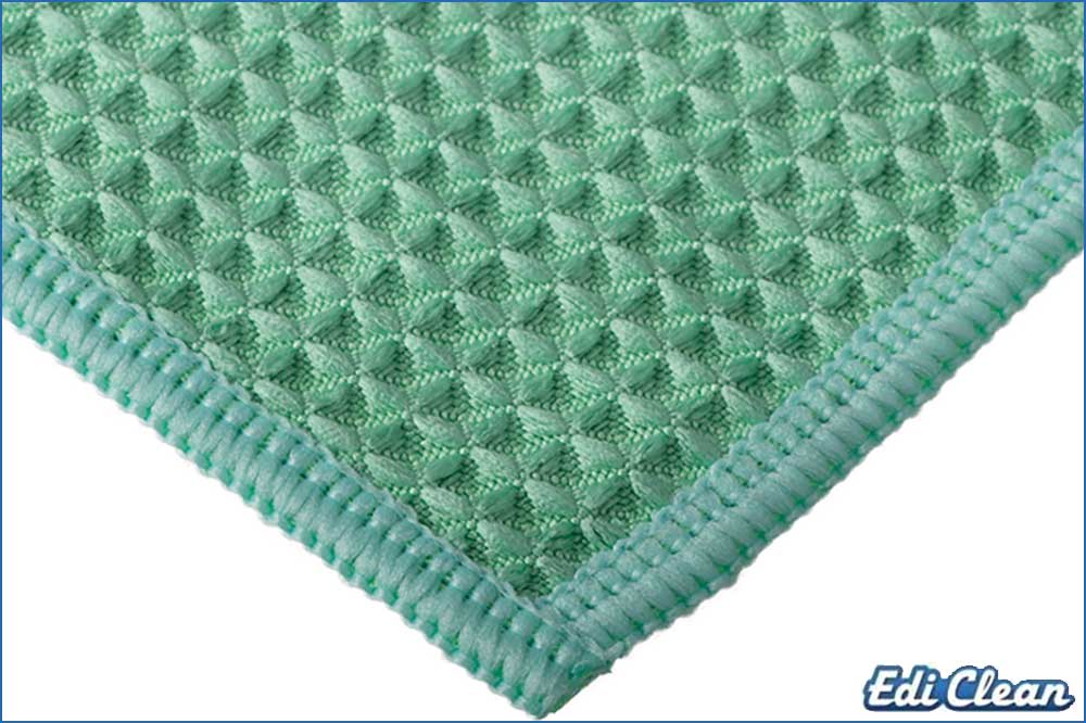 Edi Clean 94071.1-05 Mikrofaser Waffeltuch Honeycomb, 40 x 80 cm, blau – Bild 2