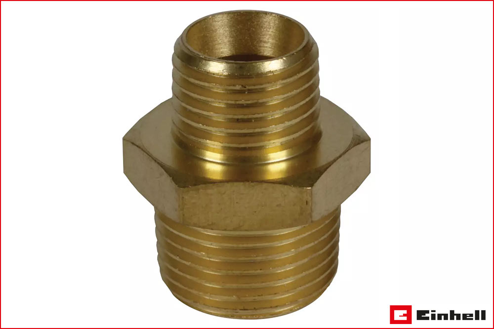 Einhell 4139630 Reduzierung Aussengewinde R3/8 Zoll - Aussengewinde R1/4 Zoll