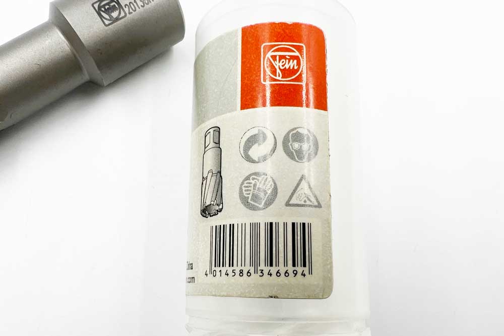 FEIN HM Ultra 35 Kernbohrer mit 3/4 in Weldon-Aufnahme, Bohr-Ø 18 mm, Schnitttiefe 35 – Bild 4